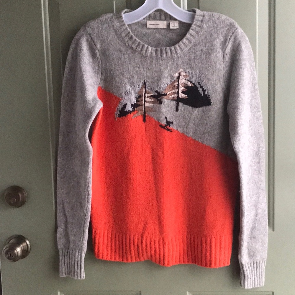 Anthropologie Sleeping On Snow Ski Sweater